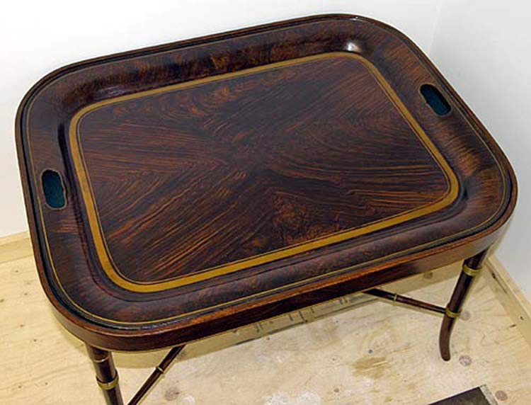 Tray after restoration