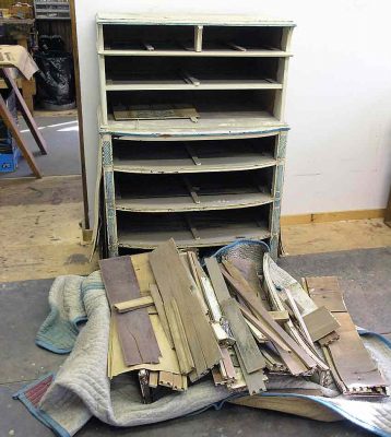 Dresser before restoration