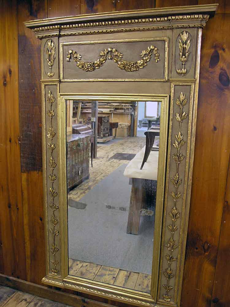 Trumeau mirror after restoration