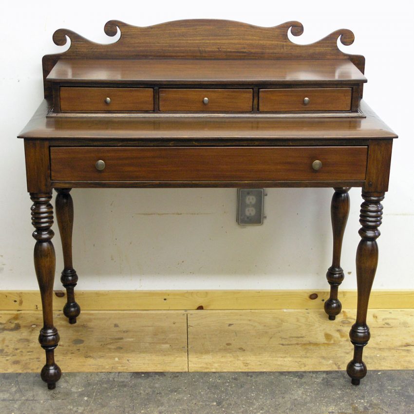 Ladies desk after refinishing