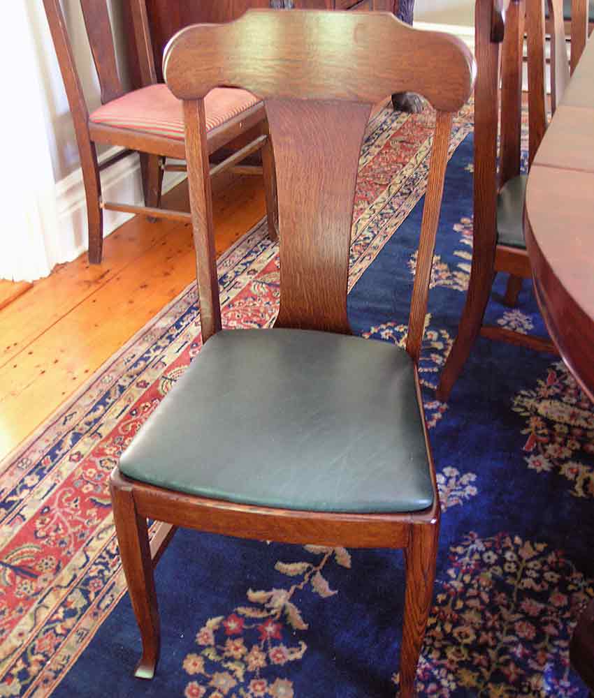 Oak chair after refinishing