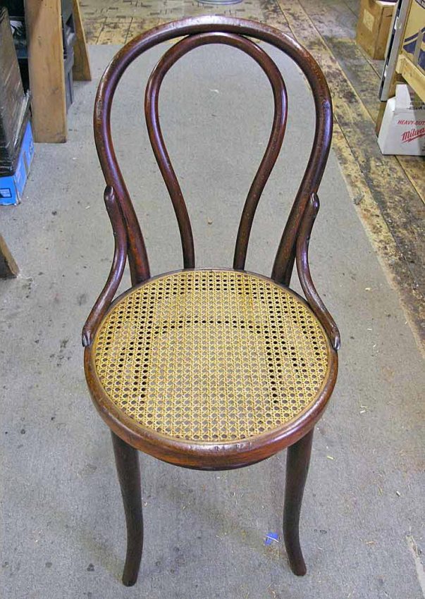Bentwood chair after restoration