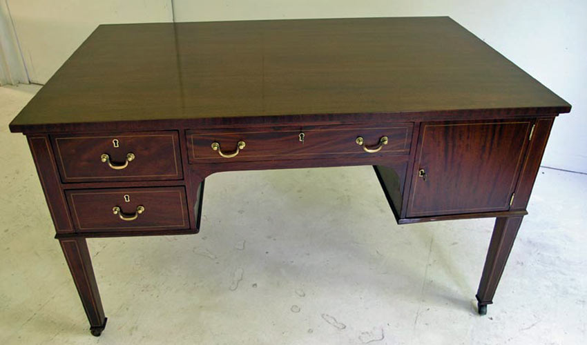 Partners desk after refinishing